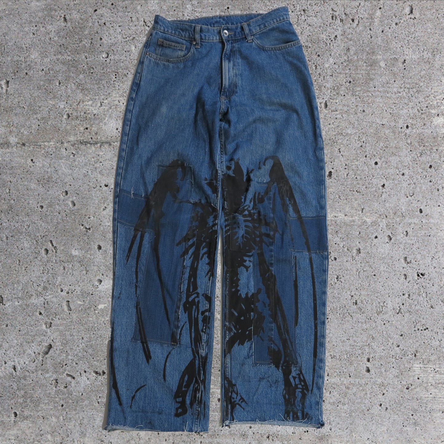 BLUE BAGGY JEANS